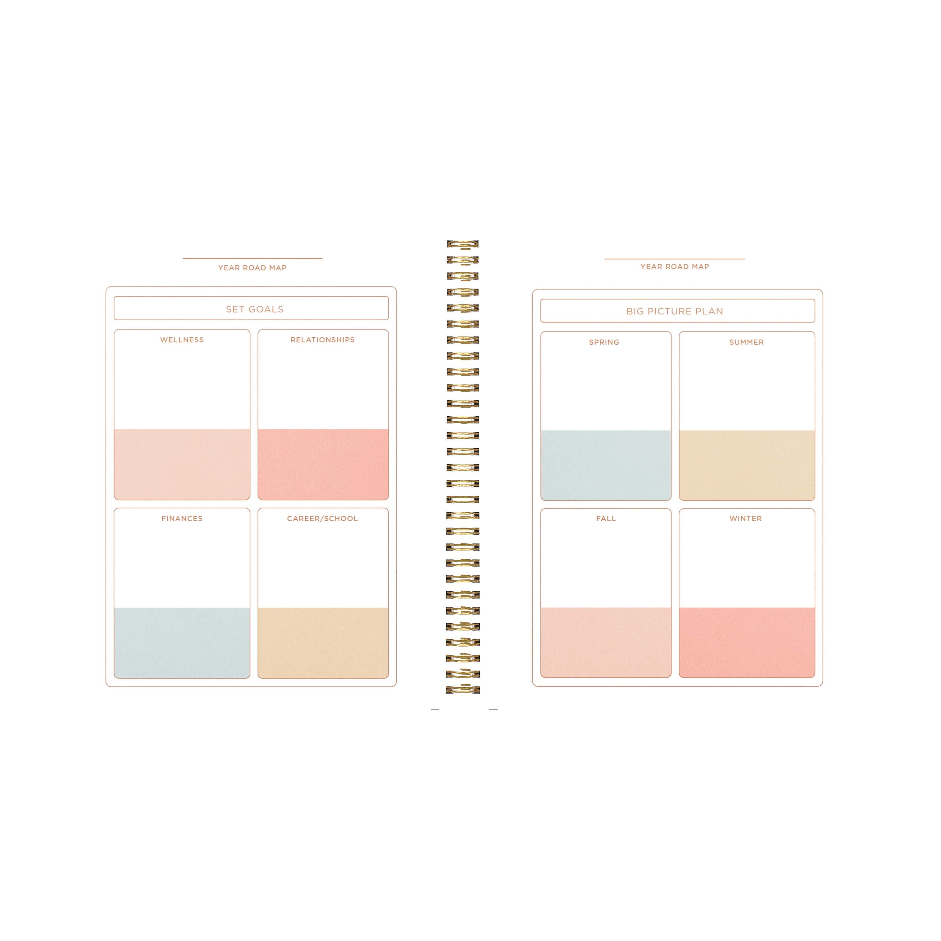 Talking Out of Turn – wholesale Planner – Perpetual Planner - Color Block5