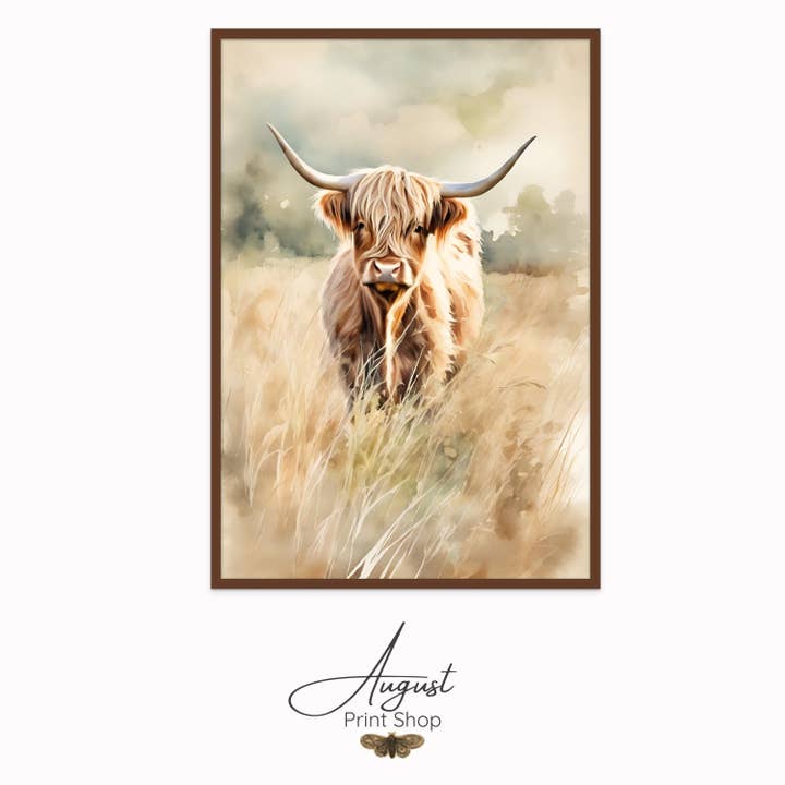 Whispy Highland for wholesale by August Print Shop