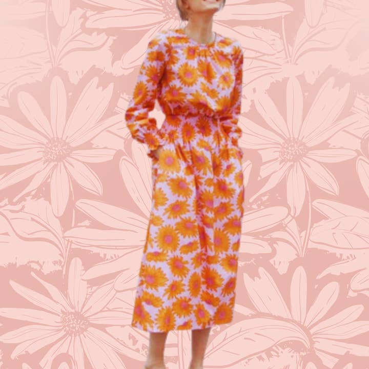 Juno Dress - Sunflower for wholesale by Ebony Bolts