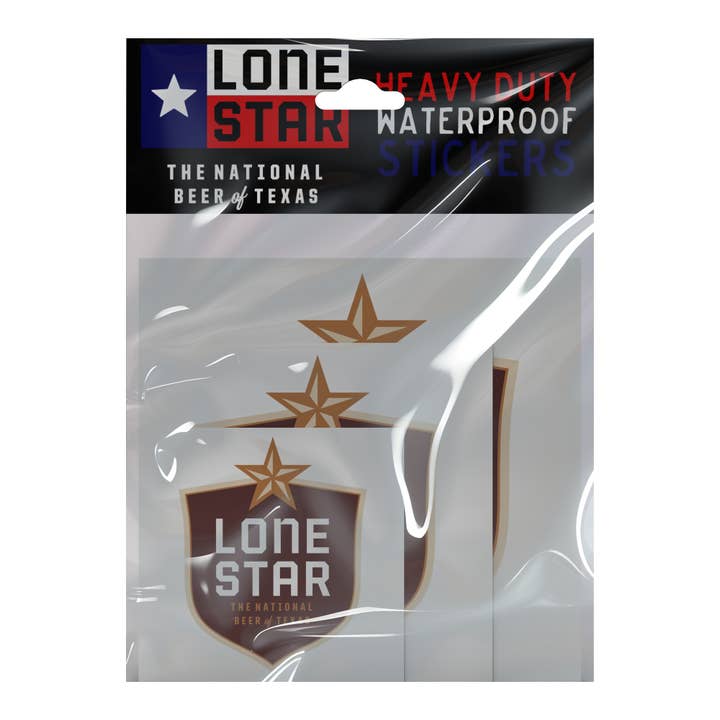 Smithco Distributing - Wholesale Phone & Laptop Stickers - Lone Star Decal- Lone Star Stickers, Beer Sticker, Beer Gift