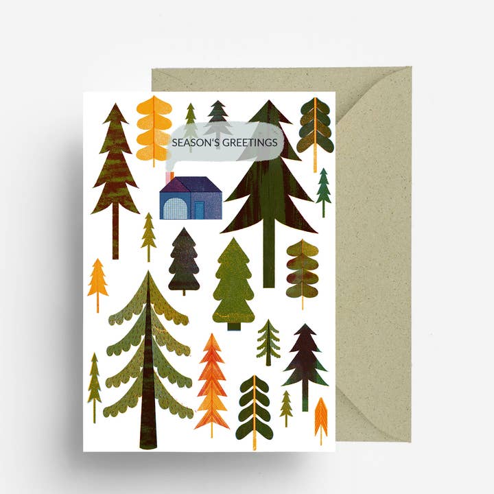 Tarjeta de Felicitación Woods para venta al por mayor de jungwiealt