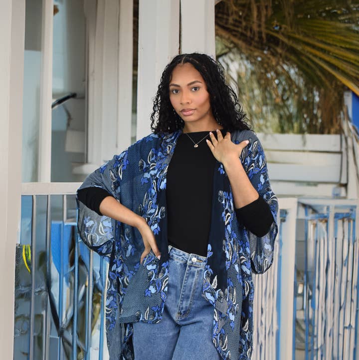 Jovanni Floral Kimono for wholesale by Dupatta Designs