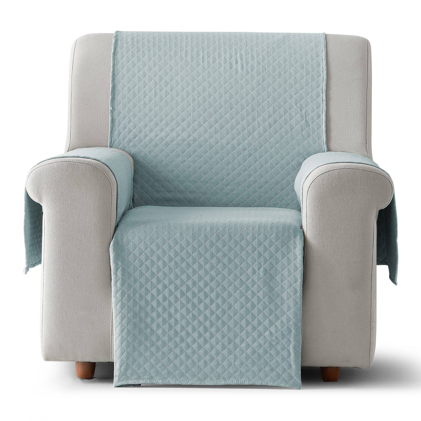 GAMUSI – Capa para cadeira/sofá por atacado – Capa de sofá lisa acolchoada algodão TRIVIAL41