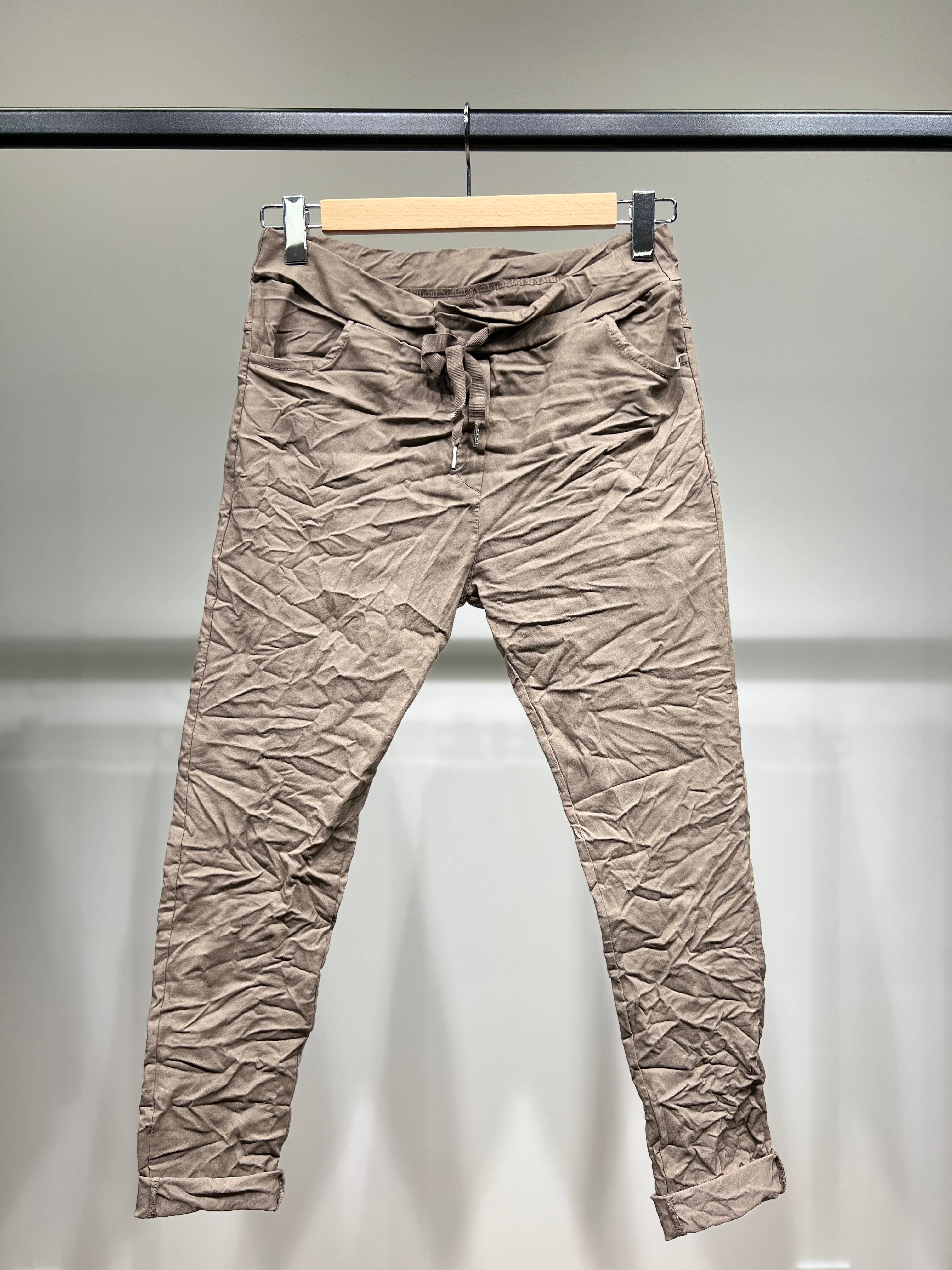 L'Emotion – wholesale Pants – Women's – Stretch Viscose Drawstring Jegging Pants3