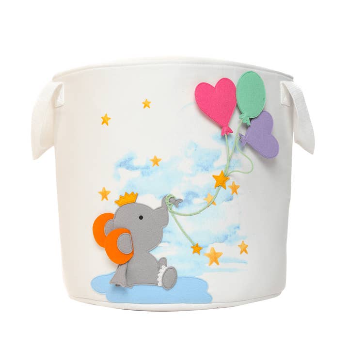 Caja de almacenamiento para elefantes (redonda) para venta al por mayor de Jolly Designs GmbH