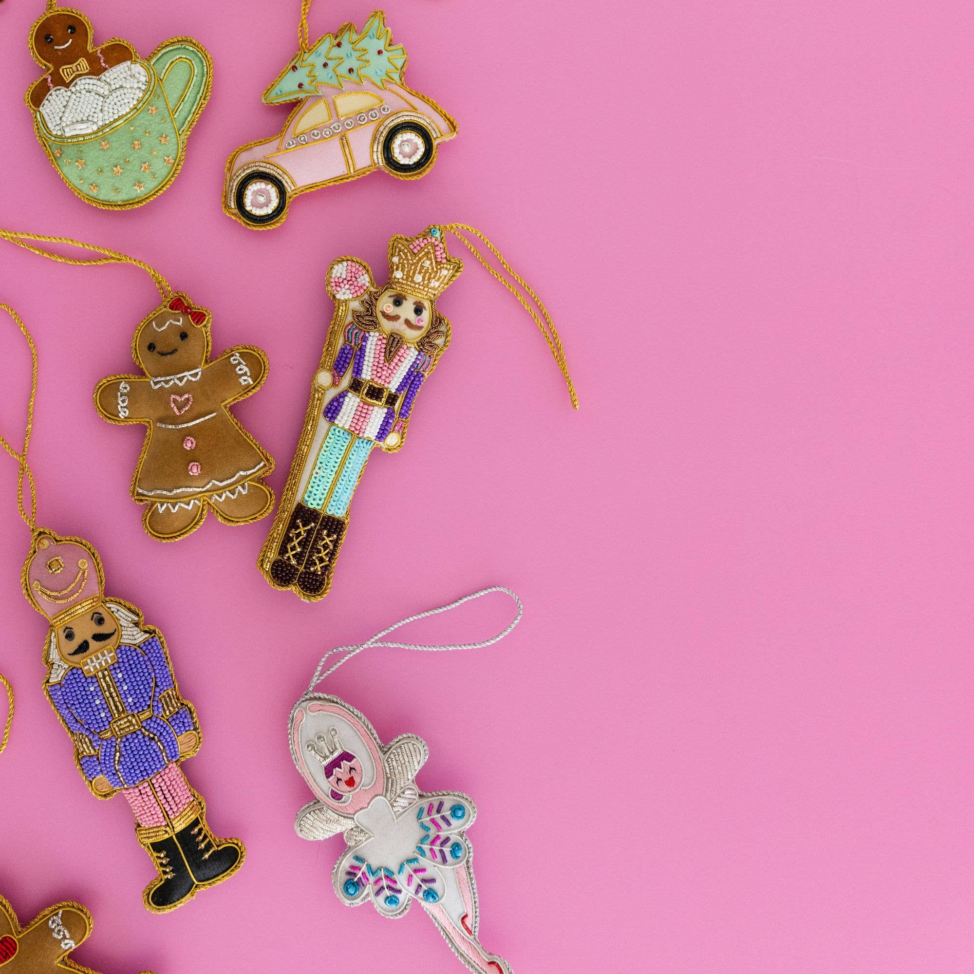 Jollity & Co. + Daydream Society - Wholesale Ornament - Green & Blue Nutcracker Ornament1