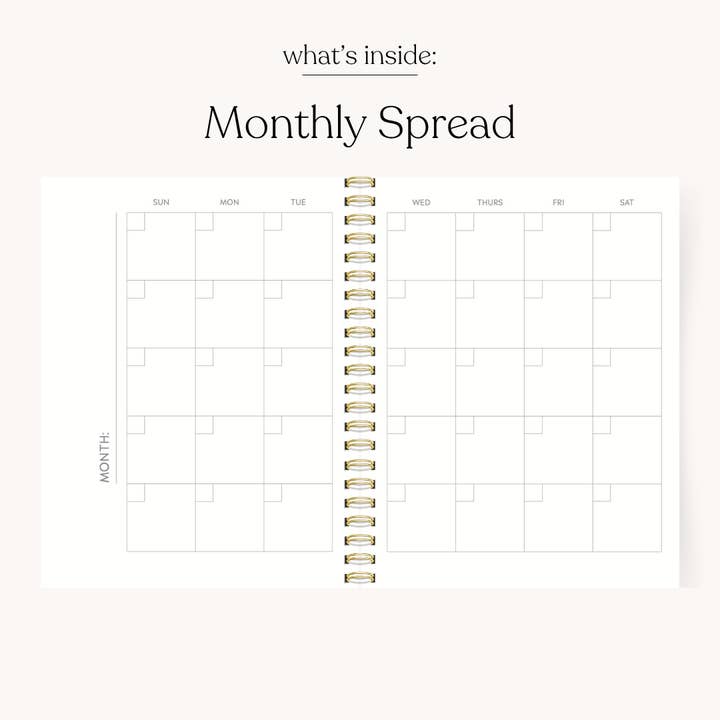 Elyse Breanne Design – Agenda por atacado – Planeador Floral Terracota Sem Data | Outono & Halloween5