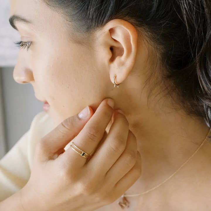 Honeycat Jewelry - Wholesale Hoop Earrings - Spike Hoops1