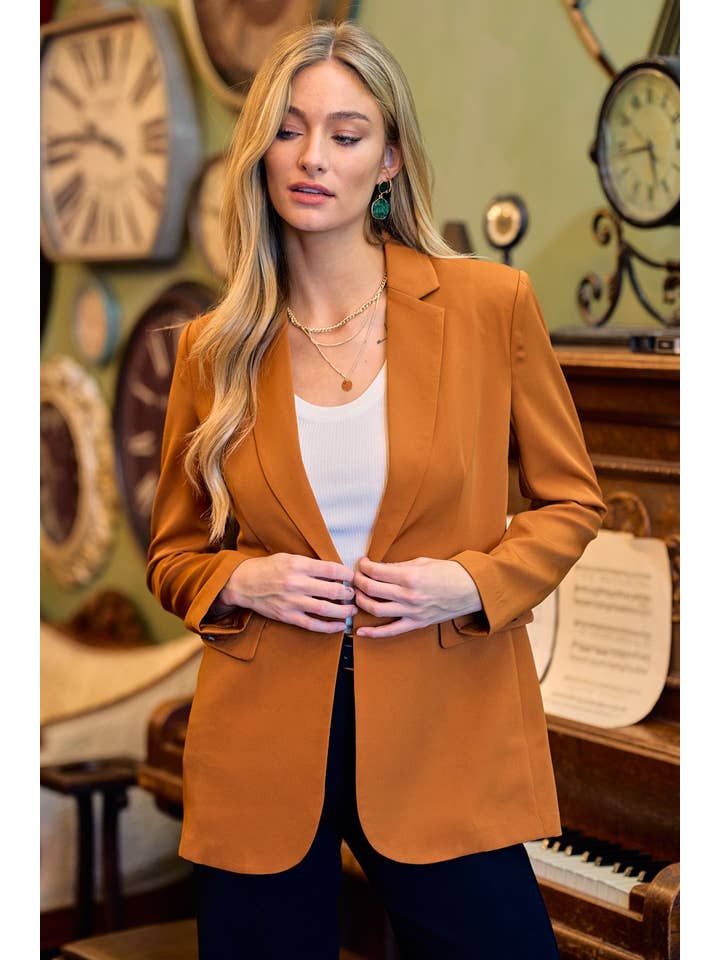 Doe and Rae - Venta al por mayor Blazer - Mujer - Blazer entallado con bolsillos - 10060J