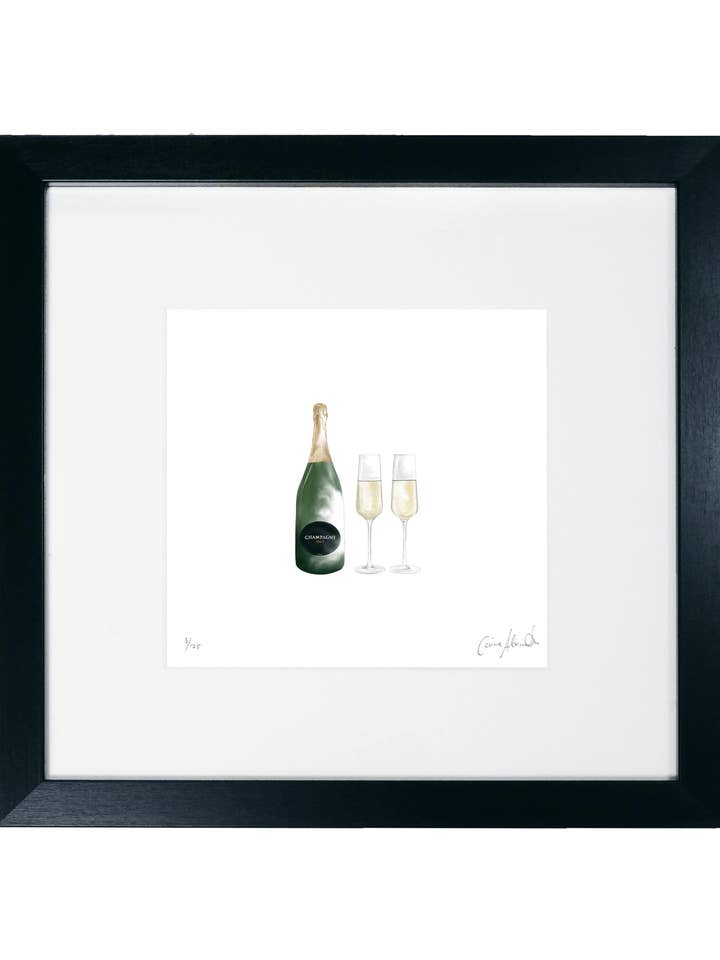 Impression de Champagne Célébratoire pour la vente par Corinne Alexander