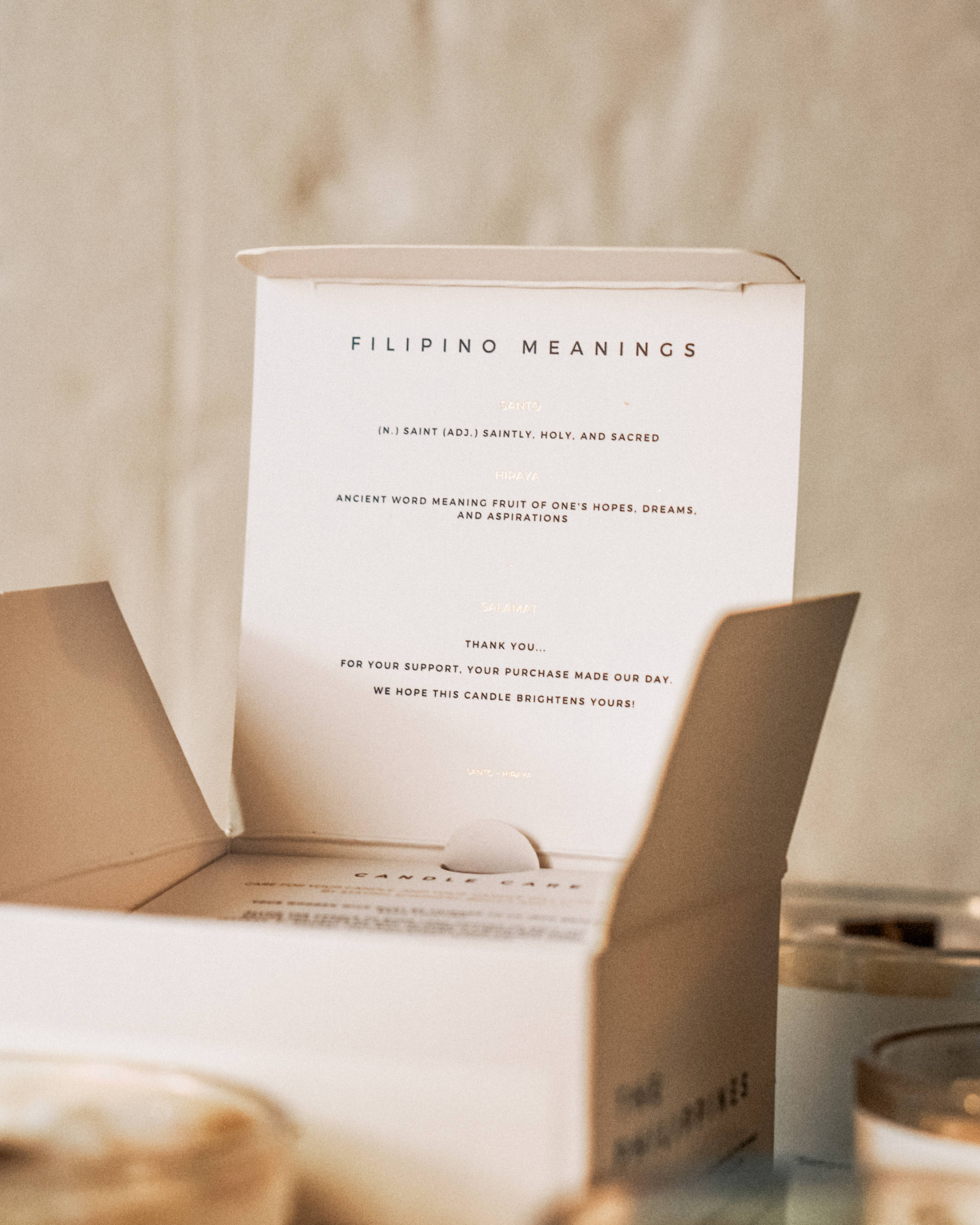 Santo and Hiraya - Wholesale Jar/Filled Candle - LECHE FLAN Premium Wooden Wick Coconut Wax Candle5