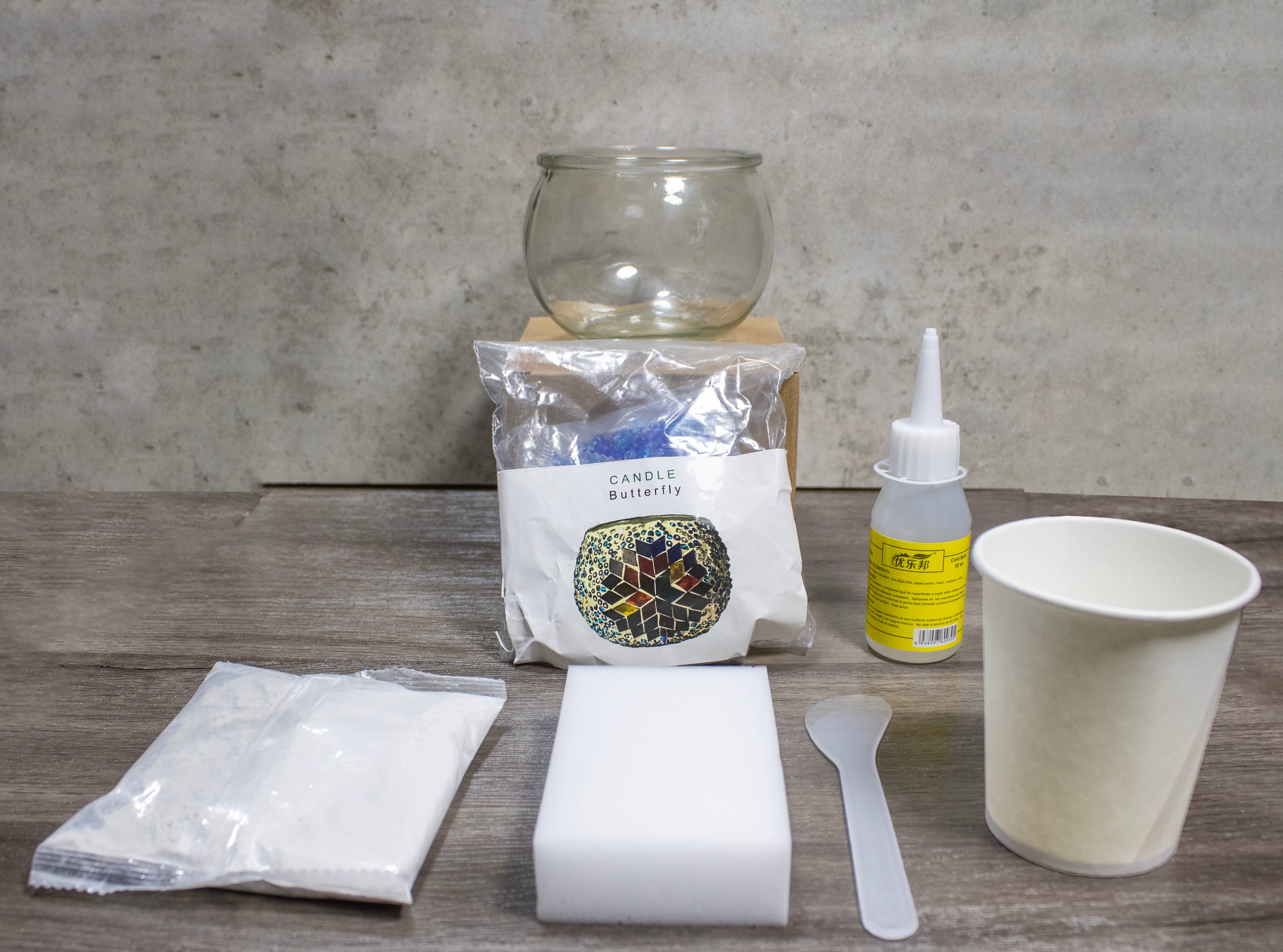 Gypsy Soul - Wholesale DIY Craft Kit - DIY Turkish Mosaic Candle Holder Kit 4