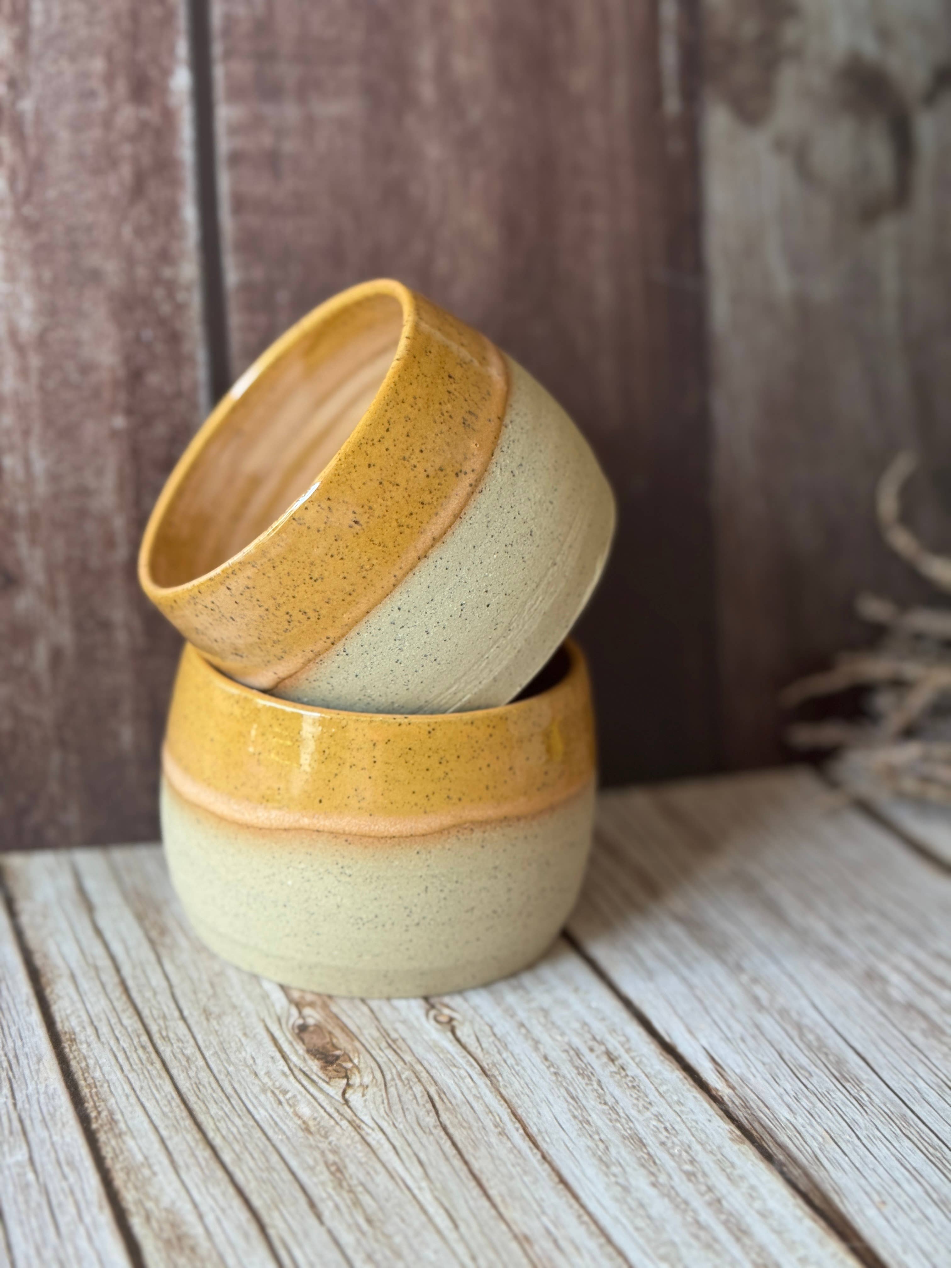 Wolf and Clay Pty Ltd - Wholesale Coffee mug - Mini hug mugs in soft Orange 3