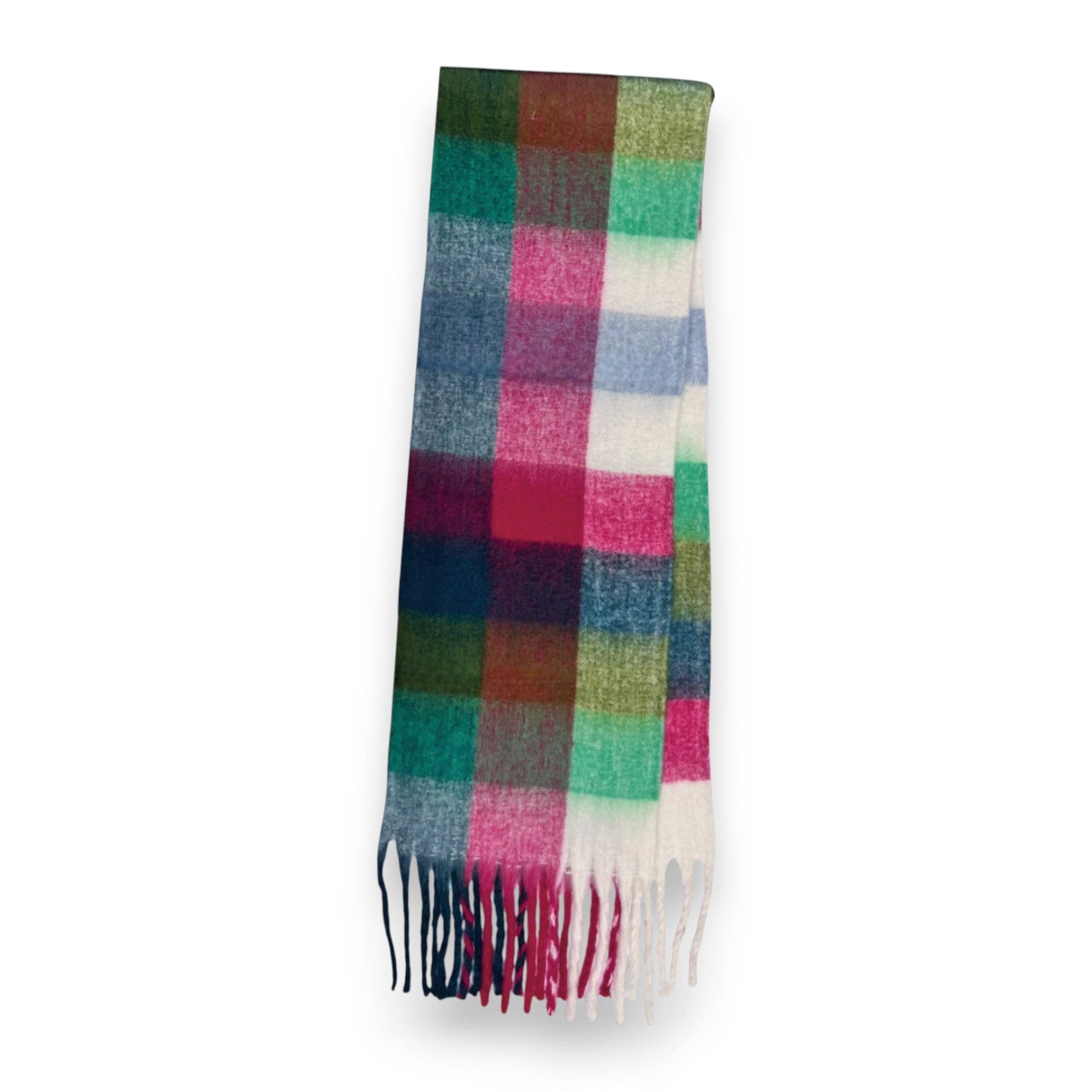 Lili Scarves (USA Duties Paid) – Cachecol - Mulher por atacado – Cachecol de Inverno com Estampa Xadrez Macia e Fofa - 15 Cores7