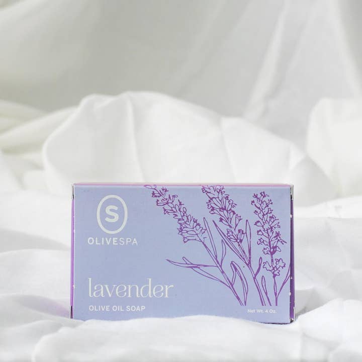 Lavender Olive Oil Soap for wholesale by OLIVESPA