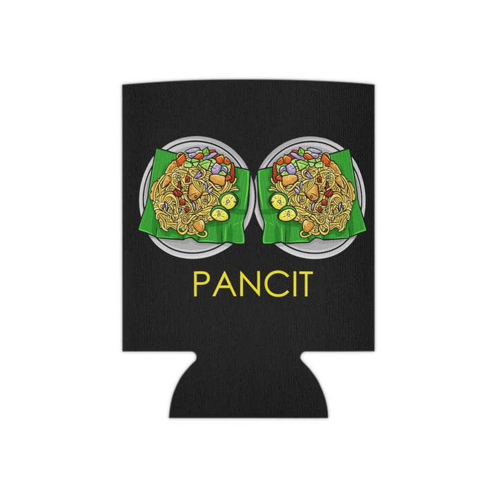 Teegarb LLC - Wholesale Drink huggers & koozies - Beer Can Cooler Sleeve Humorous Pancit Filipinos Dining Cuisines Illustration Gag Hilarious Asians10