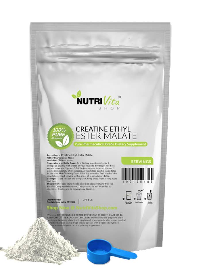 CREATINE ESTER MALATO DE ETÍLO (CEEM) - 1000g por atacado de NutriVitaShop