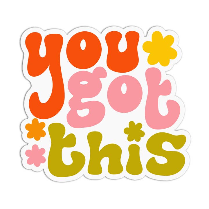 Quote You Got This Vinyl Textured Stickers for wholesale by Girls Printing House