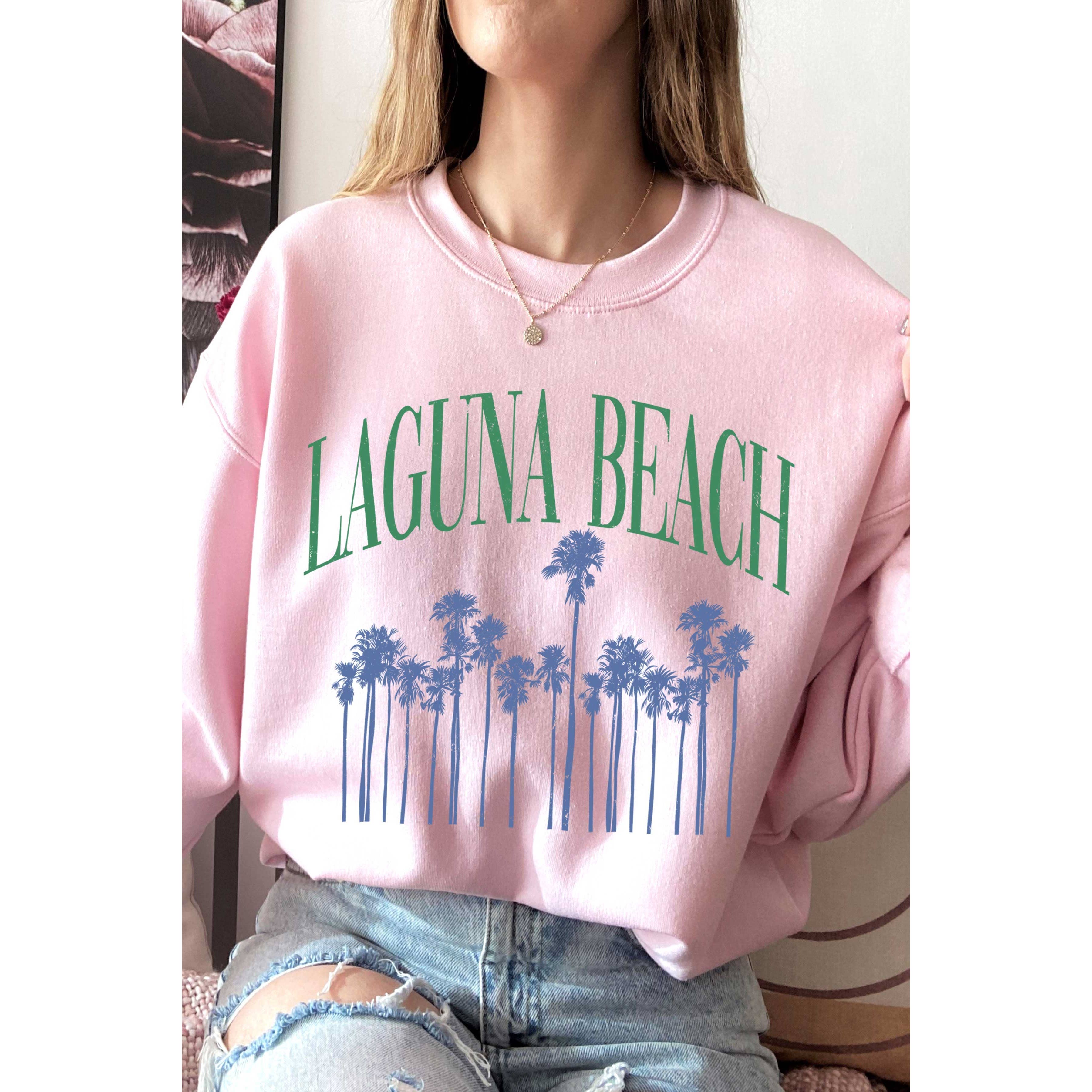A. BLUSH CO - Wholesale Graphic Sweatshirt - Women's - LAGUNA BEACH Graphic Sweatshirt3