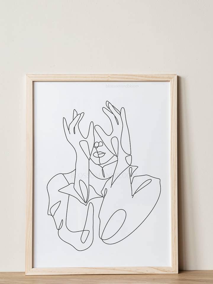 Abstract Line Art for wholesale by Blossom & Bloom