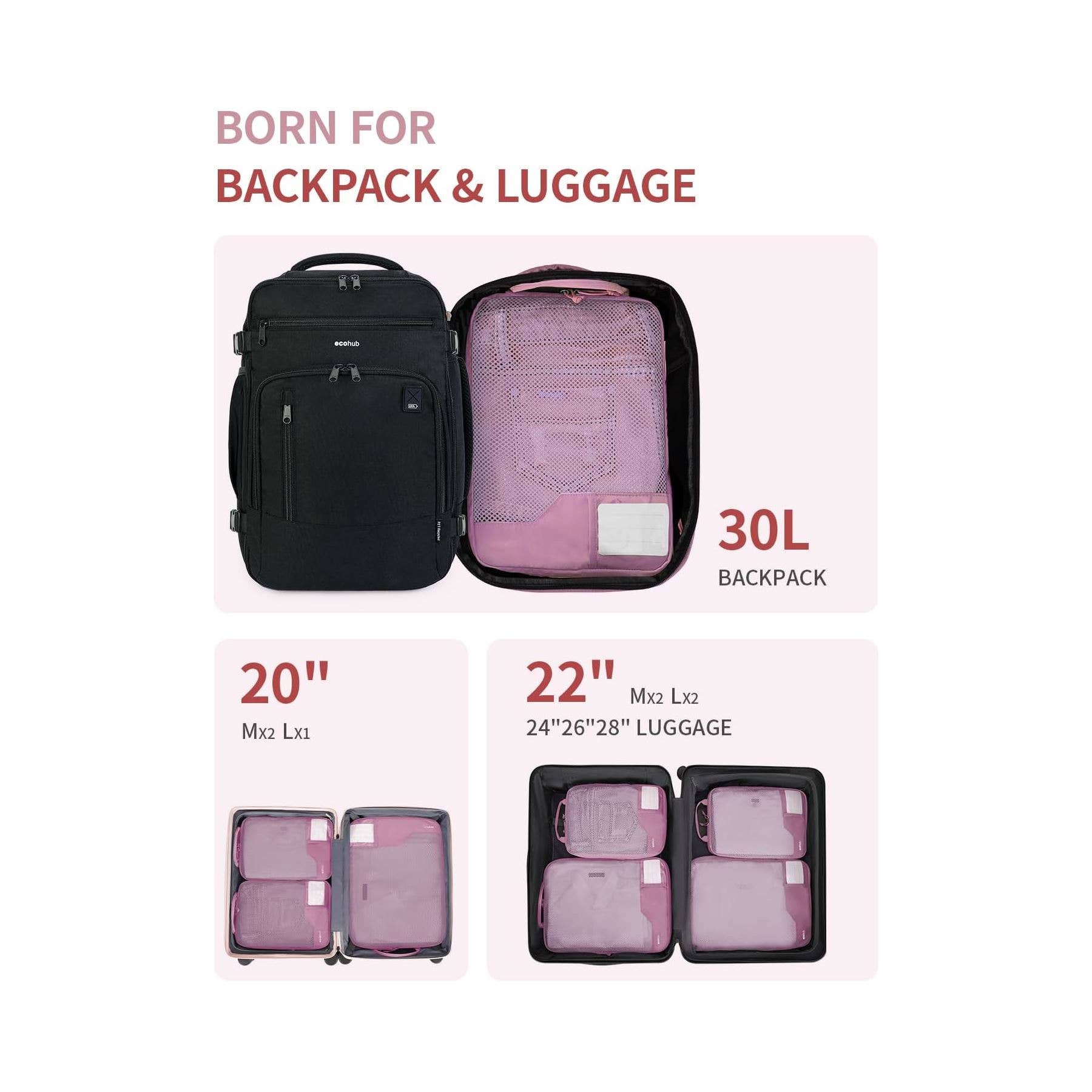 NARWEY INC - Wholesale Packing Cube - 4pcs Compression Packing Cubes, Suitcases Organiser Bag32