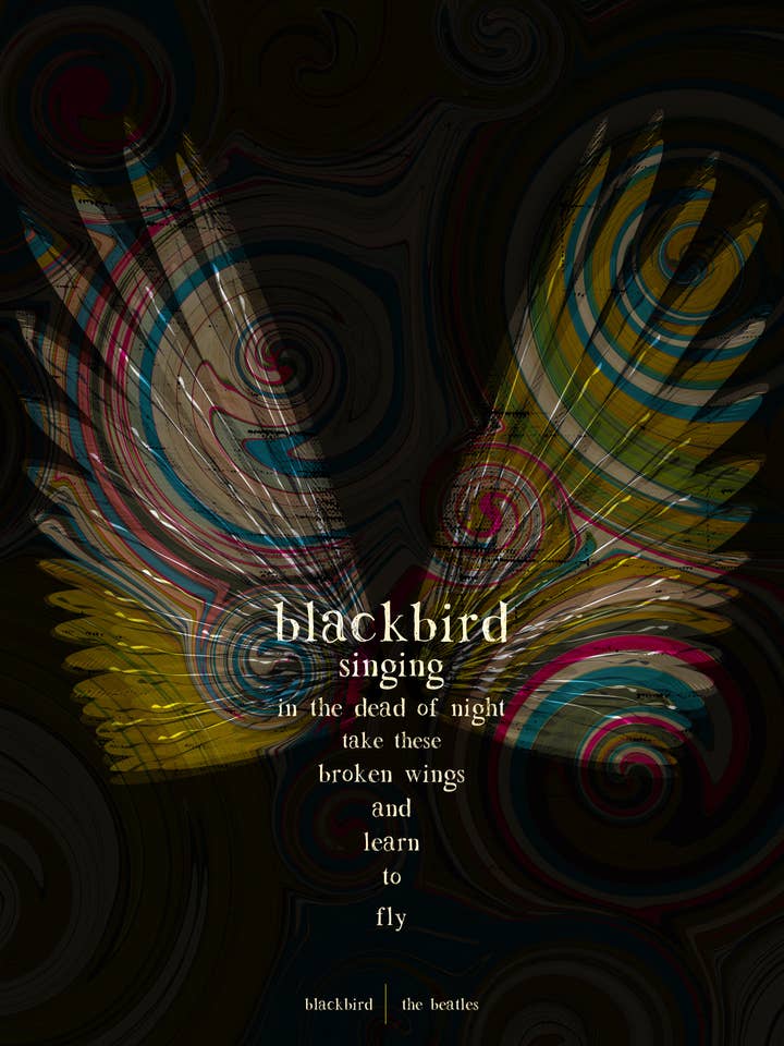 I Beatles - Merlo per la vendita all'ingrosso da parte di Lucky Skye Graphics