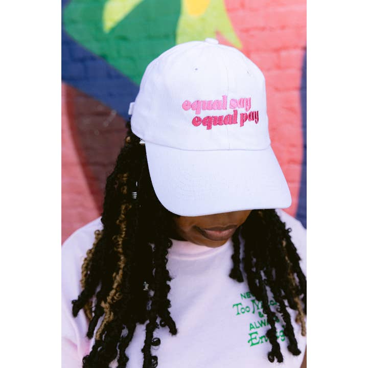 Baseball Hat - Equal Say, Equal Pay for wholesale by Woman-Owned Wallet