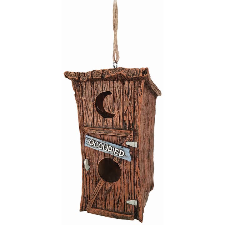 Outhouse Birdhouse for wholesale by Spoontiques, Inc