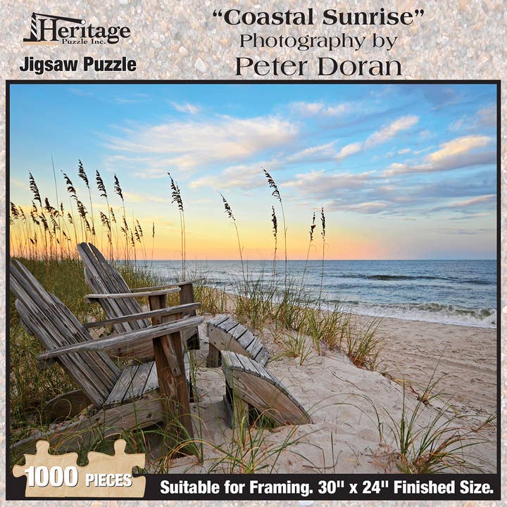 Heritage Puzzle - Wholesale Puzzle - Adult - Coastal Sunrise 1000 Piece Puzzle