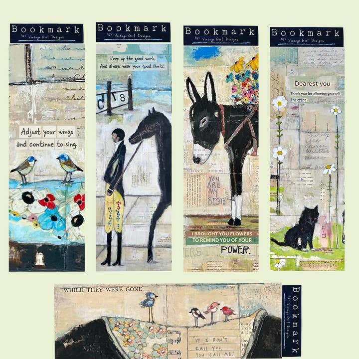 Inspirational Bookmark Sets for wholesale by Vintage Girl Designs LLC