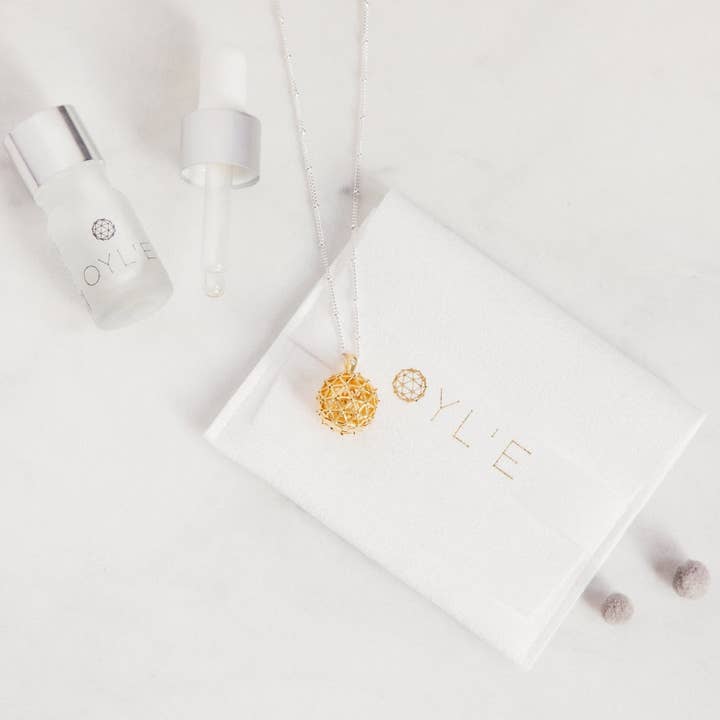 LUXE Two Tone Gold 14k Necklace for wholesale by OYL’E London