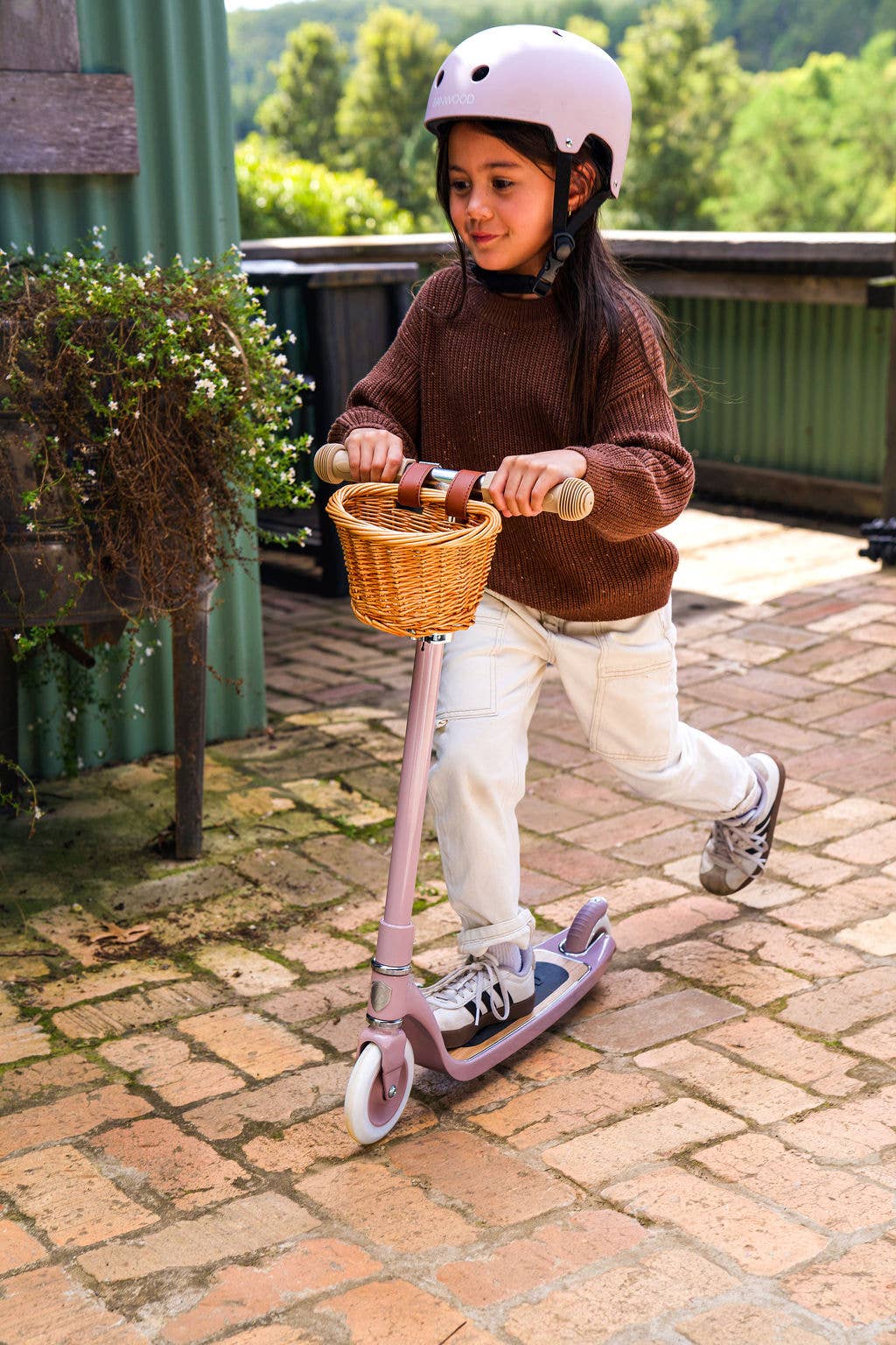 Banwood SL Europe - Wholesale Bike/Scooter - Kids - BANWOOD MAXI SCOOTER VINTAGE - DUSTY PINK1