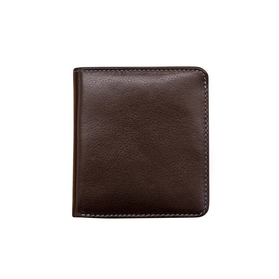 ili New York - Wholesale Wallet - Men's - 7831 Leather Bi-Fold Mini Wallet Two Tone5