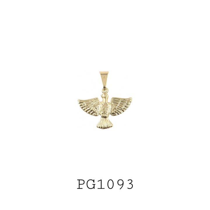 18K Gold-Filled Bird Pendant for wholesale by Nisso & Co. NYC Jewelry Wholesale