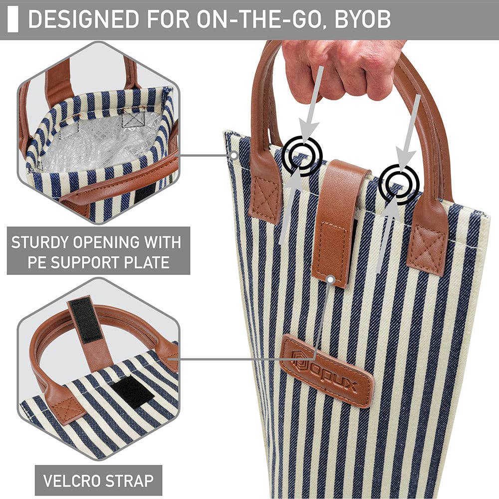 OPUX – wholesale Wine tote – 1 Bottle Classic Wine Carrier Bag54