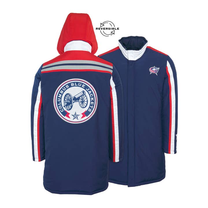Columbus Blue Jackets Reversible Parka Jacket for wholesale by FE