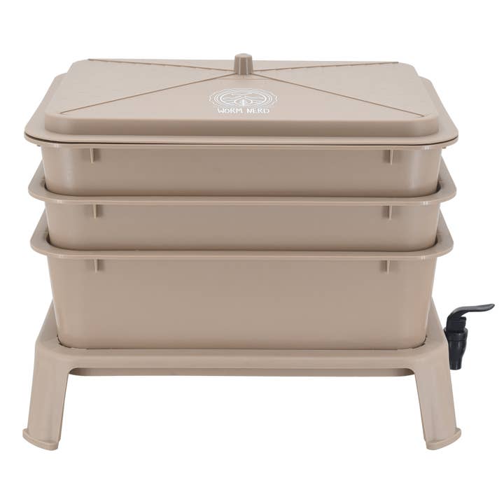Arcadia Garden Products - Wholesale Outdoor Ornament/Decor - Jaylen Compost Bin - Tan