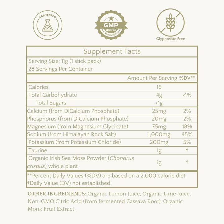 Kaizen – Engroshandel Pulver til sunhedsdrik – Kaizen Hydration - Premium Økologiske Elektrolytter med Havmos og Taurin1