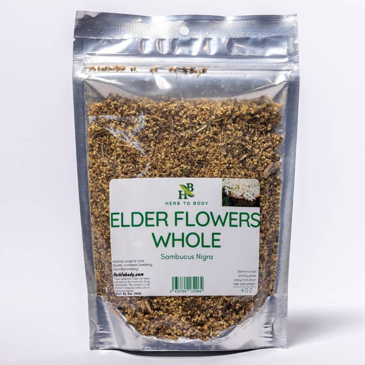 Fleurs de sureau entières pour la vente par Herb To Body