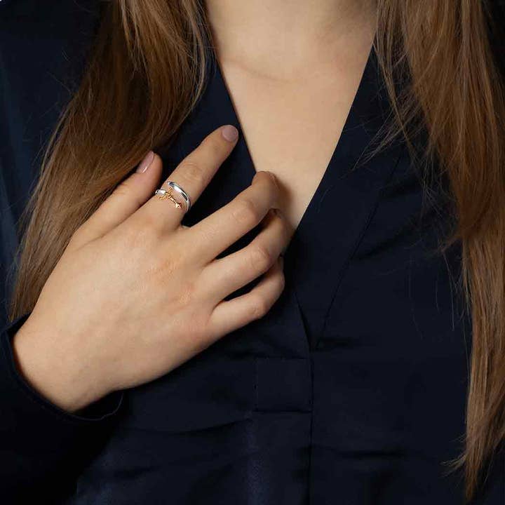 Nina Designs - Wholesale Cocktail/Statement Ring - Sword Bypass Ring3