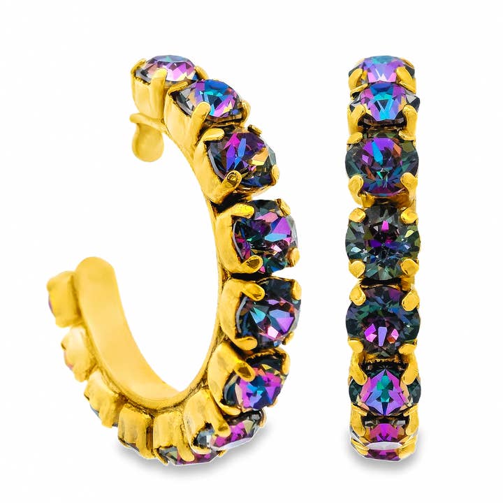 TOVA - Wholesale Hoop Earrings - Jubilee Hoop Earrings in Candy Crush Colors