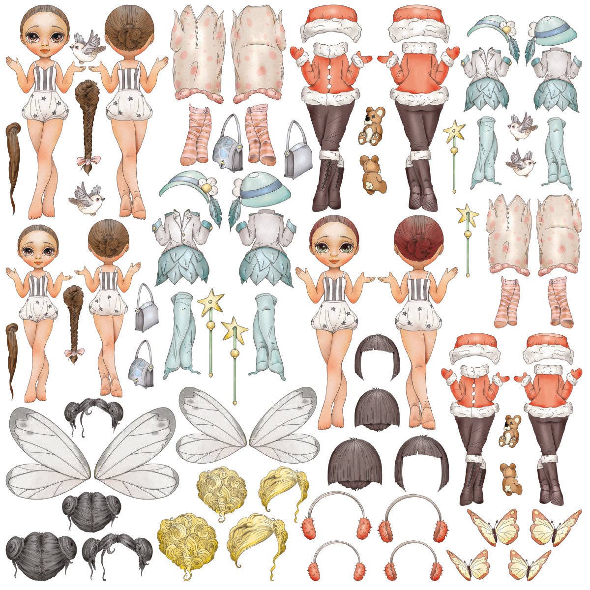 Ecstasy Crafts Distributing - Wholesale Scrapbook - Dreamland Pad 8x8 12/Pkg30