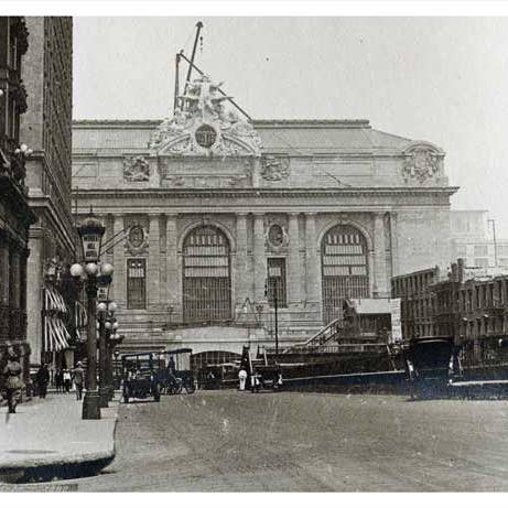 Park Avenue North hasta Grand Central 1914 para venta al por mayor de Old NYC Photos
