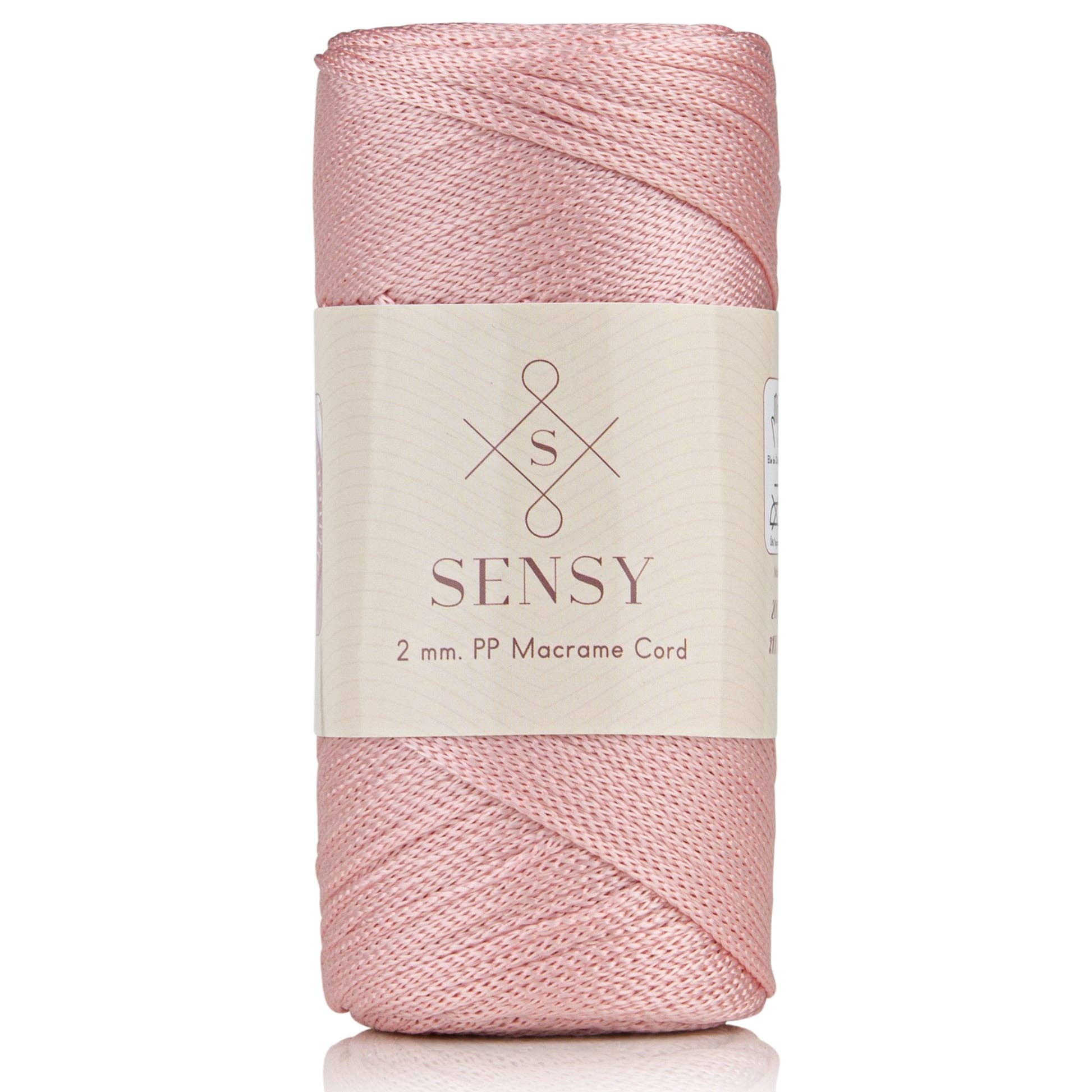 Sensy - Wholesale Garen - Sensy Premium 2 mm macramékoord van 100% polyester - 251 yards (230 meter)10