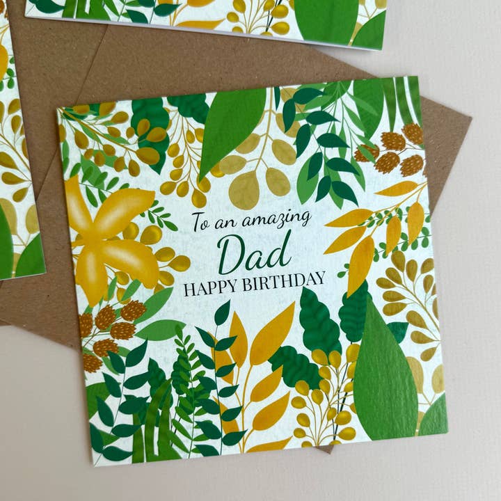 Dad Nature Inspired Birthday Card for wholesale by Rainee Collections