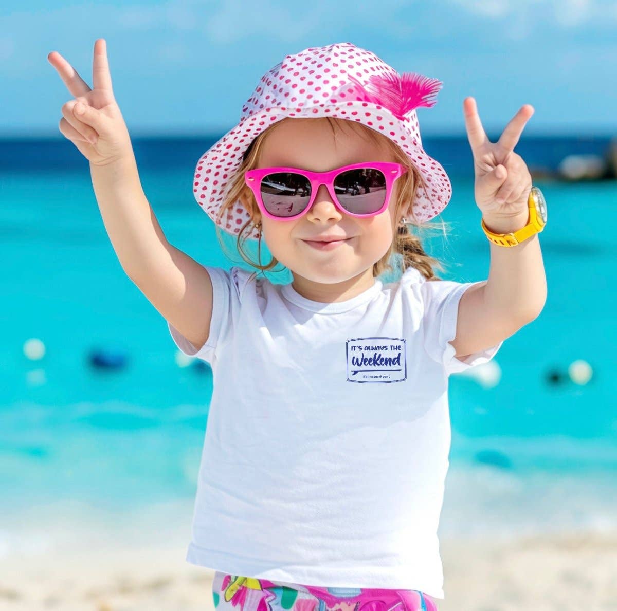 it’s always the weekend® - Wholesale Screen Printed T-Shirt - Kids - Founder Youth Graphic Tee1