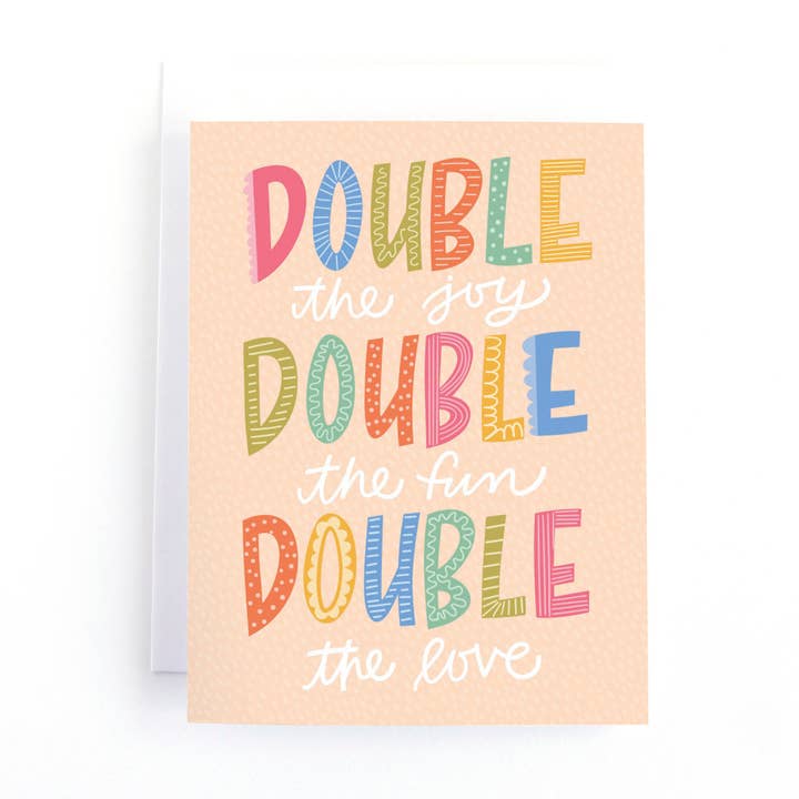 Double the Joy New Baby Card for Twins and other Purchase Wholesale tuttle twins. Free Returns & Net 60 Terms on Faire trending on Faire.