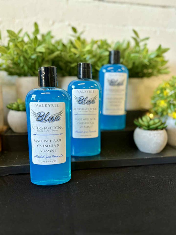 Tónico para después del afeitado - Azul para venta al por mayor de Valkyrie Global