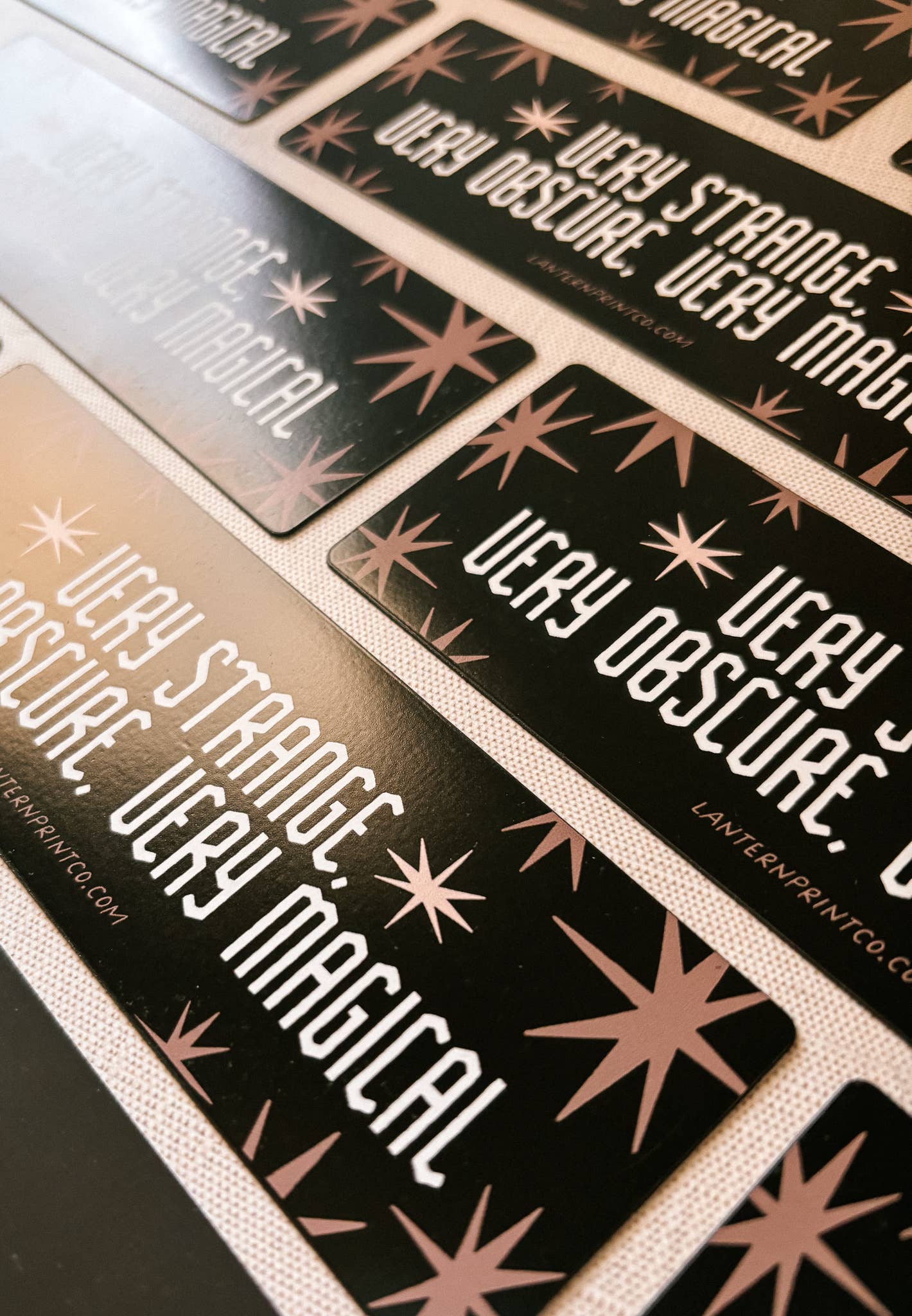 Lantern Print Co. - Wholesale Magnet - MAGNET: Very Strange - 6" Bumper1