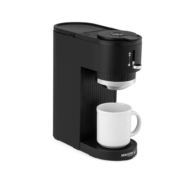 Holstein Housewares - Wholesale Kitchen Appliance - Holstein 2-In-1 Single Serve Pod K-Cup Coffee Maker 1